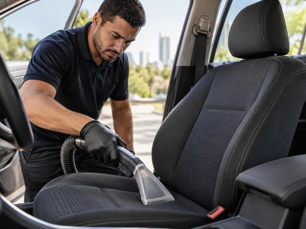 Detalhe que ajuda a entender higienização automotiva